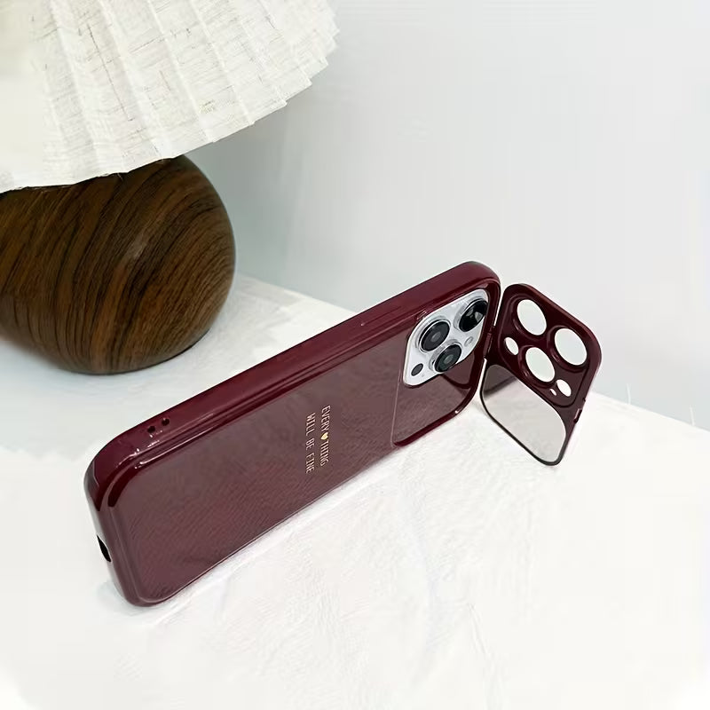 Mirror Shield Camera Cover Phone Case