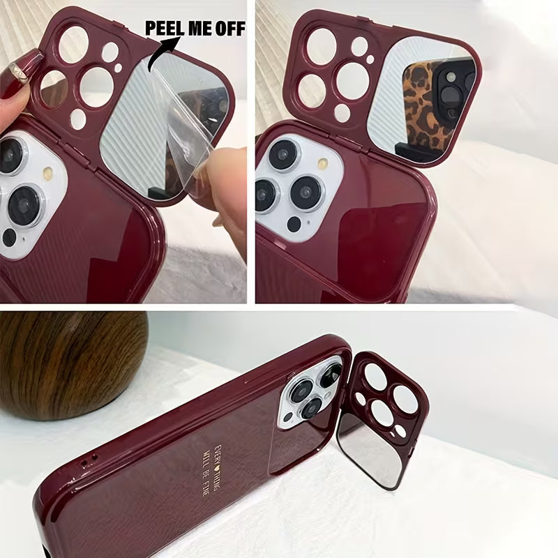 Mirror Shield Camera Cover Phone Case