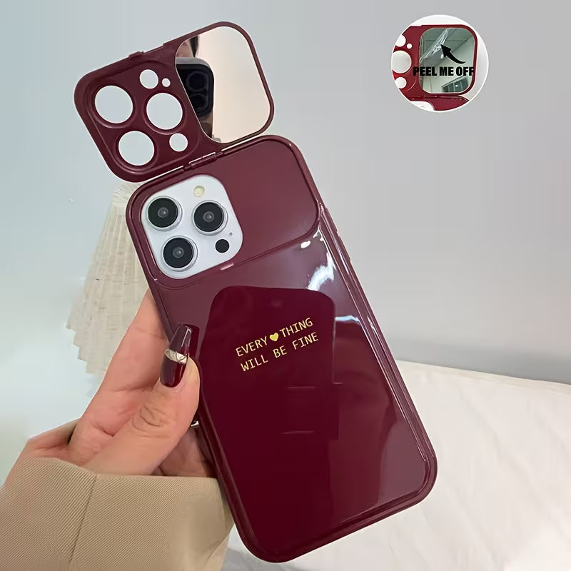 Mirror Shield Camera Cover Phone Case